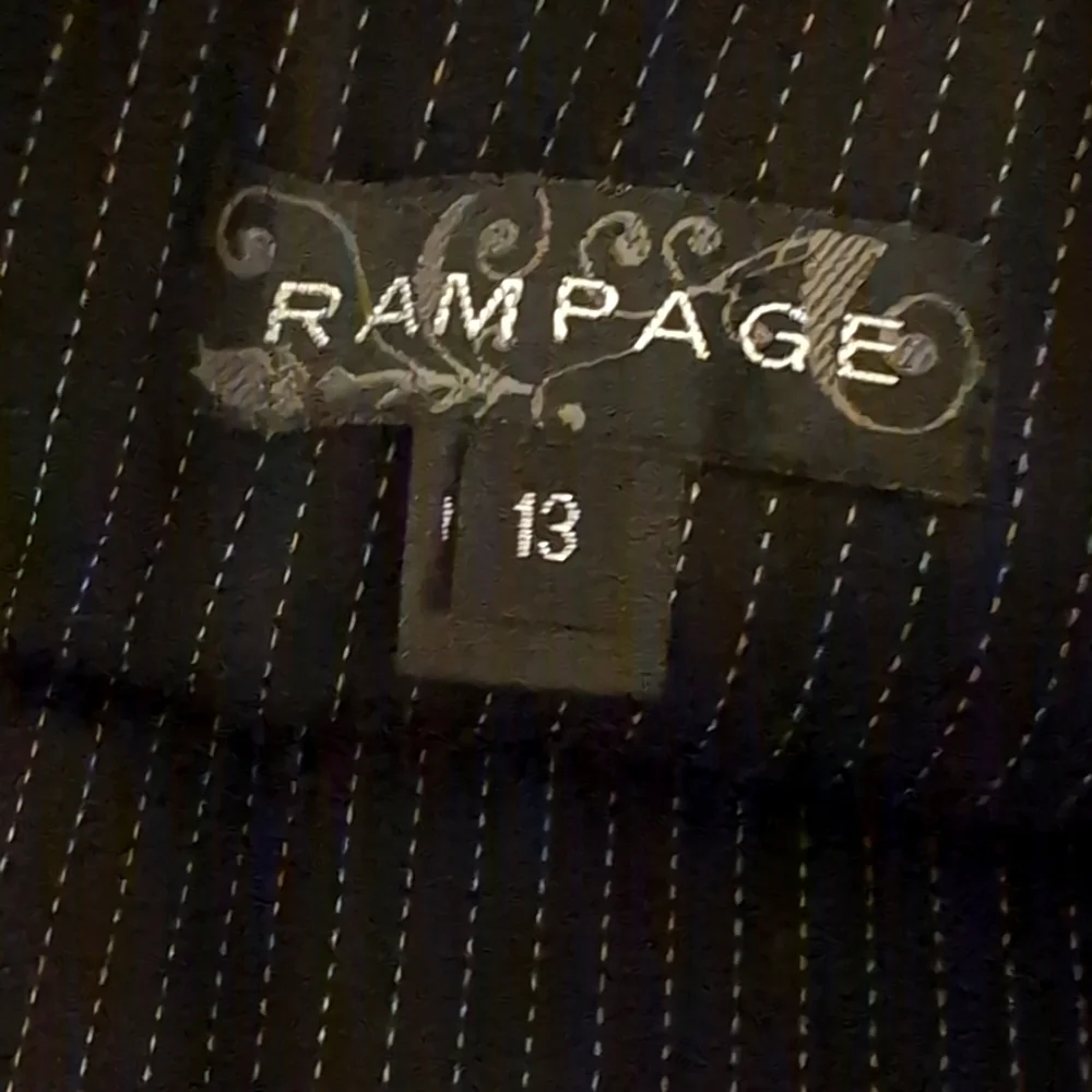 3/$15 RamPage Stripes Black and White Pencil Skirt Junior Size 13 Small